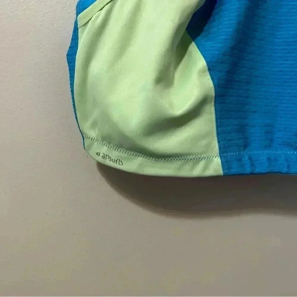 Glamorise Custom Control Wire-free Sports Bra - Blue/Green 42DD - Picture 4 of 6